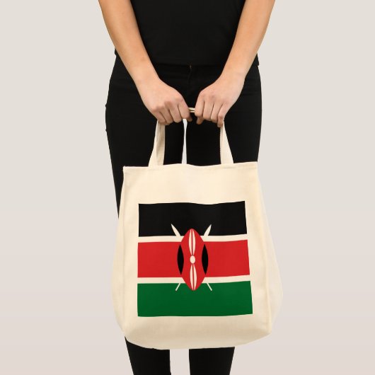 Kenia-Flagge Tragetasche (Vorderseite (Produkt))