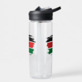 Kenia-Flagge Trinkflasche (Links)