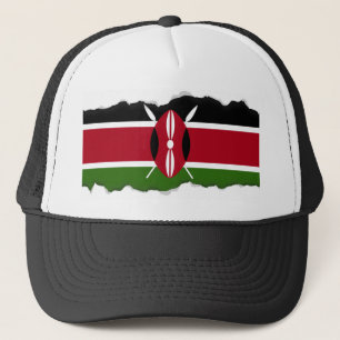 Kenia-Flagge Truckerkappe
