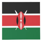 Kenia-Flagge Würfel (Vorderseite)