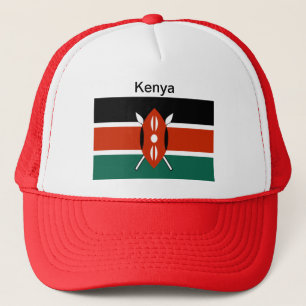 Kenia-Flaggen-Hut Truckerkappe