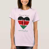 Kenia-Flaggen-Schatz-T - Shirt (Vorderseite)