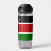 Kenia-Flasche, patriotische kenianische Flagge Trinkflasche (Rückseite)