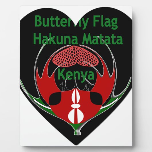 Kenia Fotoplatte (Vorderseite)