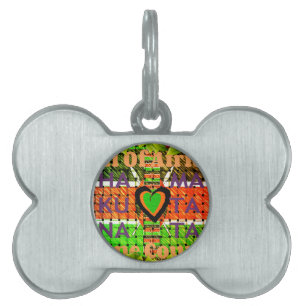 Kenia: Ganz Afrika in einem Land - Gewebte Flagge Tiermarke