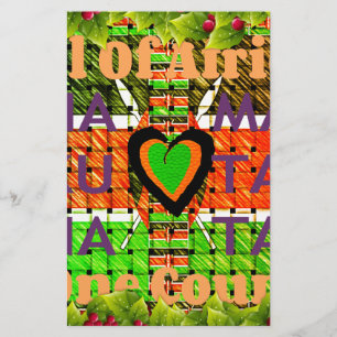 Kenia: ganz Afrika in einem Land - Waldenflagge Briefpapier