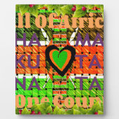 Kenia: ganz Afrika in einem Land - Waldenflagge Fotoplatte (Vorderseite)