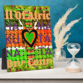 Kenia: ganz Afrika in einem Land - Waldenflagge Fotoplatte (Seite)