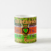 Kenia: ganz Afrika in einem Land - Waldenflagge Kaffeetasse (Mittel)