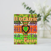 Kenia: ganz Afrika in einem Land - Waldenflagge Postkarte (Stehend Vorderseite)