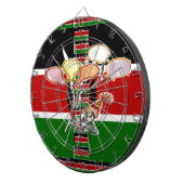 Kenia Geburtstag Dartscheibe (Vorderseite rechts)
