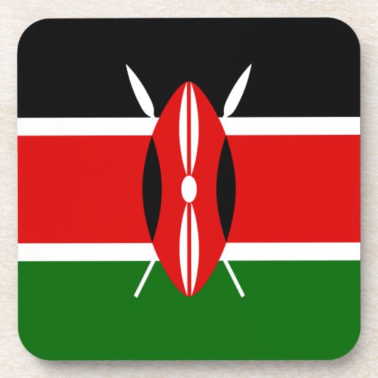 Kenia Getränkeuntersetzer (Vorderseite)