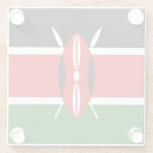 Kenia Glasuntersetzer (Rückseite)