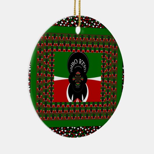 Kenia-Heize Keramikornament (Rechts)