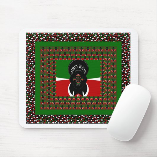 Kenia-Heize Mousepad (Mit Mouse)