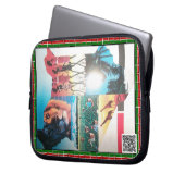 Kenia-Heritage-Harambee Laptopschutzhülle (Vorderseite Links)
