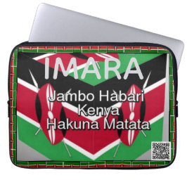 Kenia-Heritage | Imara: Stärke oder Solidität T Laptopschutzhülle