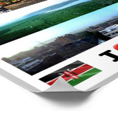 Kenia - I Liebe - Poster (Ecke)