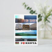Kenia - I Liebe - Postkarte (Stehend Vorderseite)