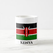 Kenia (Kenia) Flagge Kaffeetasse (Mittel)