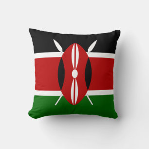 Kenia (Kenia) Flagge Kissen