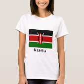 Kenia (Kenia) Flagge T-Shirt (Vorderseite)