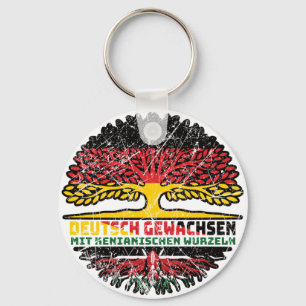 Kenia Kenianer Deutsch Deutschland Baum Wurzel Schlüsselanhänger
