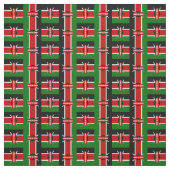 Kenia & Kenyan Flag Mode, Reise/Sport Stoff (Muster)