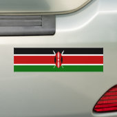 Kenia-/Kenyan-Flagge Autoaufkleber (Auf Auto)