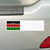 Kenia - Kenyan-Staatsflagge Autoaufkleber (Auf Auto)