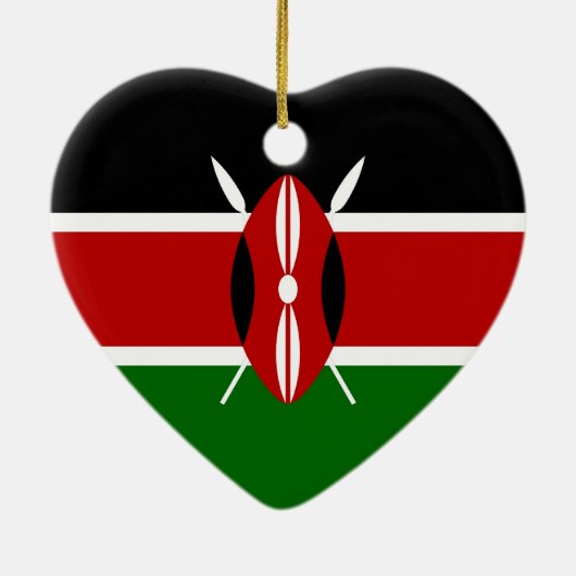 KENIA KERAMIK ORNAMENT (Hinten)