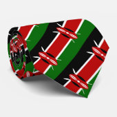 Kenia-Krawatte, Mode, kenianische Flagge, Wirtscha Krawatte (Gerollt)