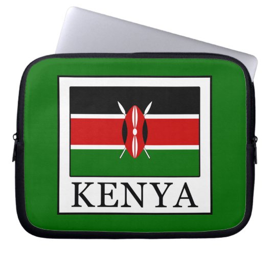 Kenia Laptopschutzhülle (Vorderseite)
