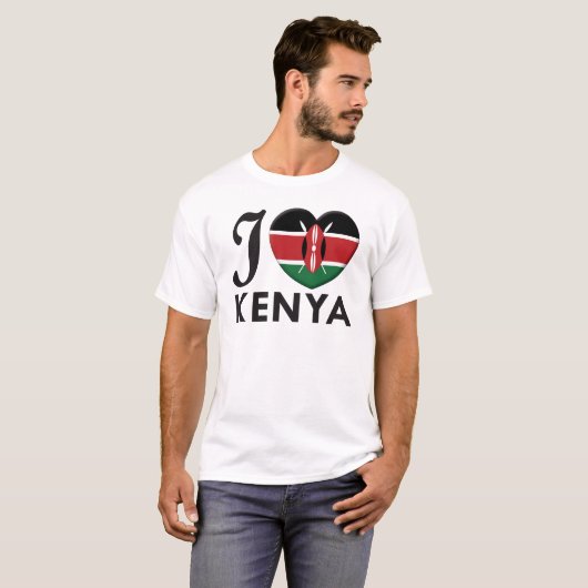 Kenia-Liebe T-Shirt (Vorne ganz)