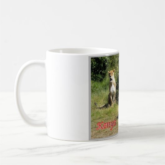 Kenia - Lionessen - Kaffeetasse (Links)