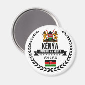 Kenia Magnet (Vorderseite/Rückseite)