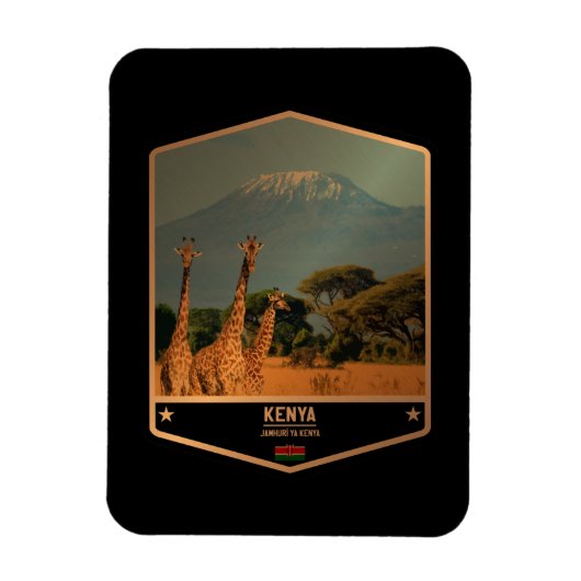 Kenia Magnet (Vertikal)