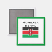 Kenia, Mamma Magnet (Vorderseite/Rückseite)