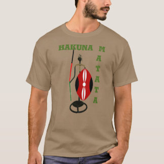 Kenia Mara Safari Basic Dunkel T-Shirt Vorlage