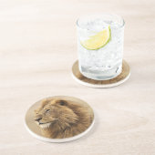 Kenia, Masai Mara | Male Lion Untersetzer (Seite)