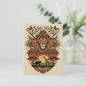Kenia Masai Mara Postkarte (Stehend Vorderseite)
