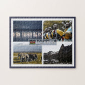Kenia - Mosaik - Puzzle (Horizontal)