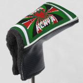 Kenia National Flag Farben Golf Headcover (3/4 Vorderseite)