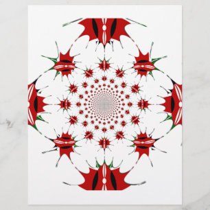 Kenia National Flag Shield Kaleidoskop Muster