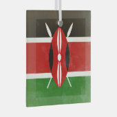 Kenia Ornament Aus Glas (Vorderseite Rechts)