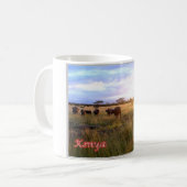 Kenia - Panorama - Kaffeetasse (Vorderseite Links)