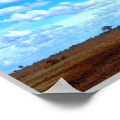 Kenia - Panorama - Poster (Ecke)