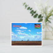 Kenia - Panorama - Postkarte (Stehend Vorderseite)