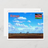 Kenia - Panorama - Postkarte (Vorne/Hinten)