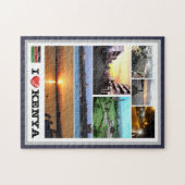 Kenia - Panorama - Puzzle (Horizontal)